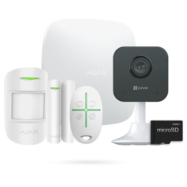 KIT AJAX HUB 2 EZVIZ H1C